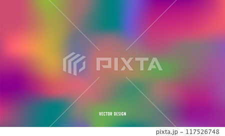 Soft gradient hues blend seamlessly, creating a dreamy and tranquil abstract landscape 117526748