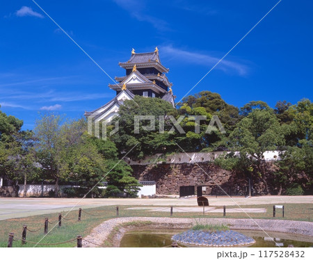 岡山城/「国指定史跡」/(別名:烏城、金烏城)/「日本100名城」 /岡山県岡山市北区 岡山城/「国指定史跡」/(別名:烏城、金烏城)/「日本100名城」 /岡山県岡山市北区 117528432