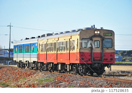 久留里線 東清川ー横田 JR東日本 キハ30-98+キハ38-1(幕張) 久留里線 東清川ー横田 JR東日本 キハ30-98+キハ38-1(幕張) 117528635