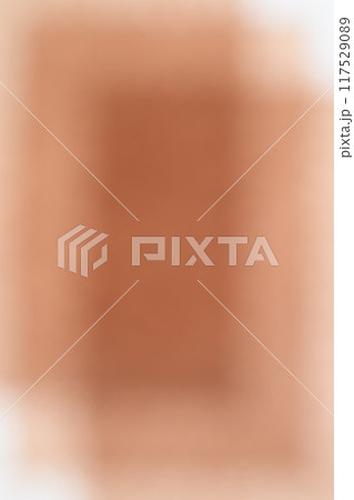 和紙によるボケ味を持つ背景素材（ブラウン） 117529089