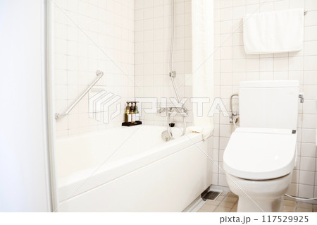 使用前のホテルのバスルーム 117529925