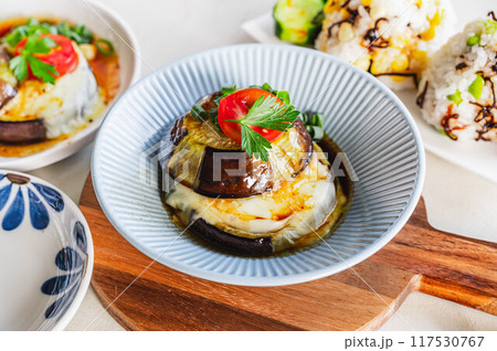 焼き賀茂なすのチーズがけ 117530767