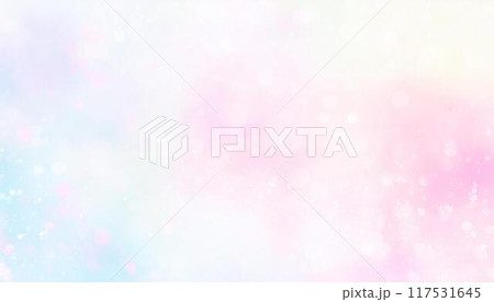パステルカラーで可愛いのキラキラ輝く背景 明るい パステルカラーで可愛いのキラキラ輝く背景 明るい 117531645
