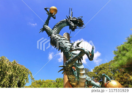 【香川県】初詣や祈願等で有名な晴天の（田村神社） 117531929