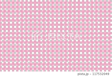 ピンク色のギンガムチェック柄の背景 ピンク色のギンガムチェック柄の背景 117532049