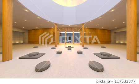 円形が特徴的な美術館 円形が特徴的な美術館 117532377