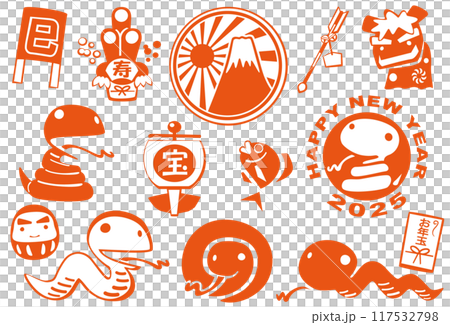2025 巳年　アイコン 117532798