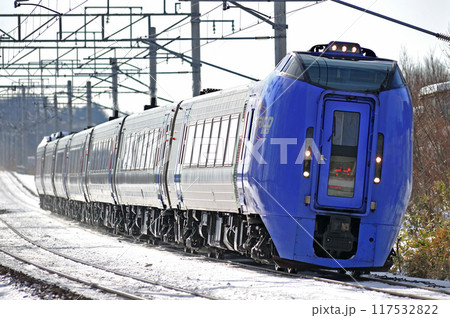 千歳線　恵庭ー北広島　JR北海道　キハ283系　スーパーおおぞら 117532822