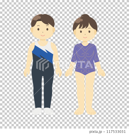 体操・新体操部のイラスト 117533031