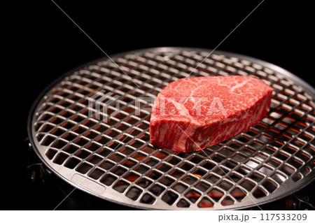 焼き肉　網焼き　ヒレ肉 117533209
