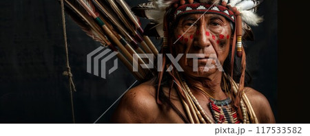 native Americans.portrait of Americans Indian man native Americans.portrait of Americans Indian man 117533582