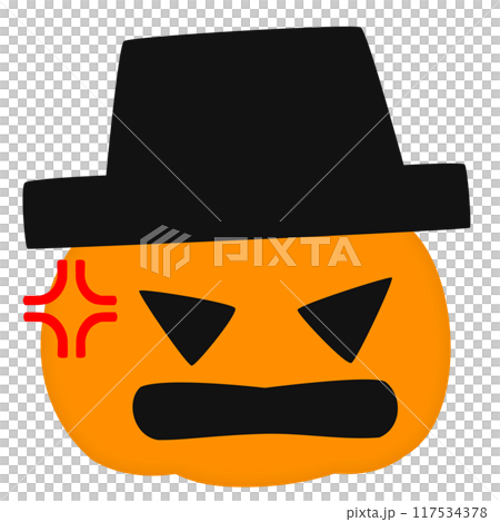Halloween pumpkin face angry Halloween pumpkin face angry 117534378