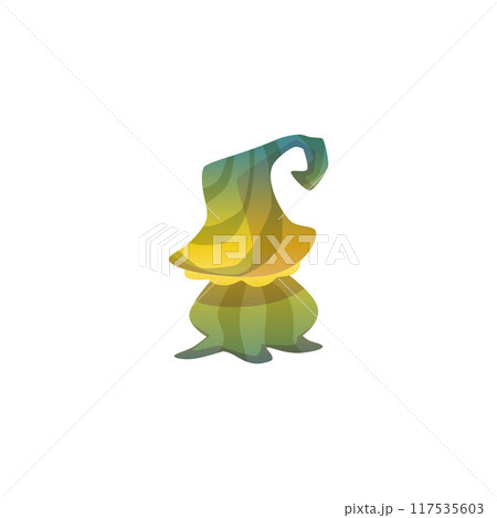 Whimsical mushroom vector illustration for games 117535603