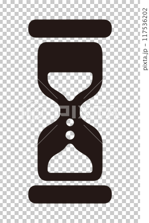 砂時計のアイコン 117536202