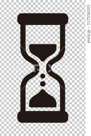 砂時計のアイコン 117536203