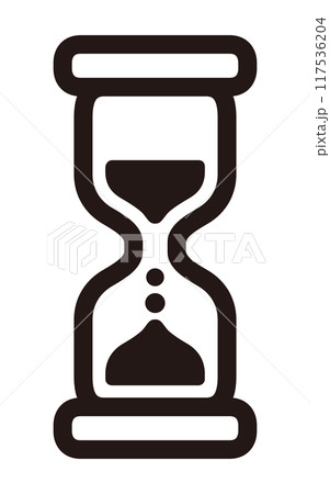 砂時計のアイコン 117536204