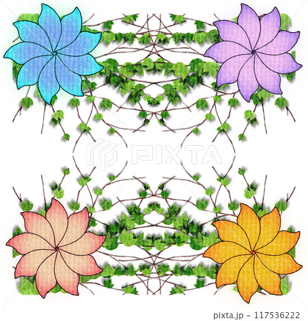 seamless pattern with stars 117536222