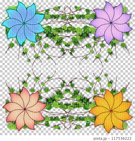 seamless pattern with stars 117536222