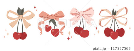 y2k aesthetic bows coquette design set 117537565