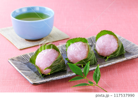 和菓子 桜餅 和菓子 桜餅 117537990