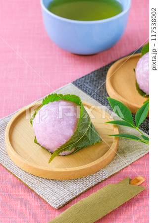 和菓子 桜餅 和菓子 桜餅 117538002