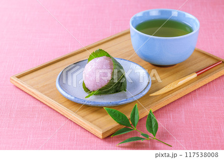 和菓子 桜餅 和菓子 桜餅 117538008