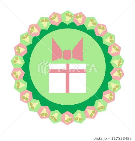 Vector Colorful illustration with Bells Icon on White Background 117538485