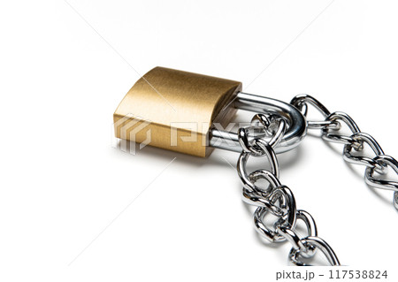 南京錠とチェーン 南京錠とチェーン 117538824