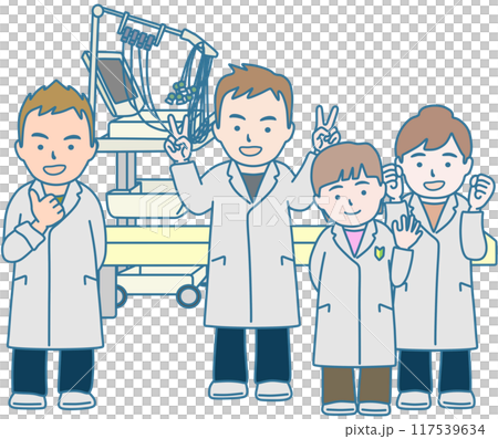 clinical laboratory staff 117539634