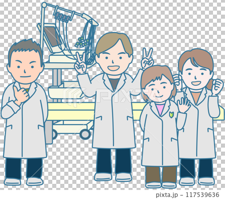 clinical laboratory staff 117539636