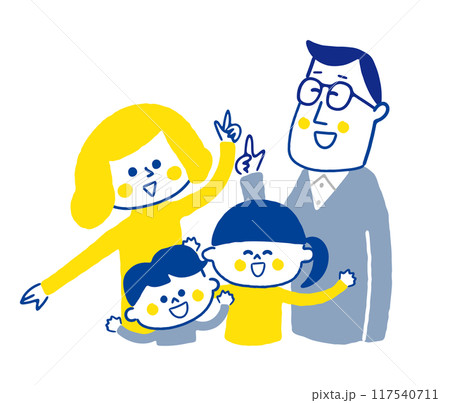 笑顔の家族 笑顔の家族 117540711