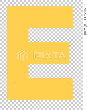 シンプルなアルファベットDのイラスト素材 117540786