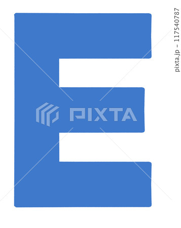 シンプルなアルファベットDのイラスト素材 117540787