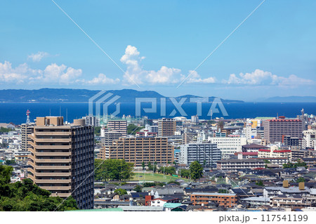 大分市街地と別府湾 大分市街地と別府湾 117541199