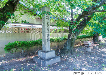 京都府向日市 長岡京跡の石碑 京都府向日市 長岡京跡の石碑 117541788