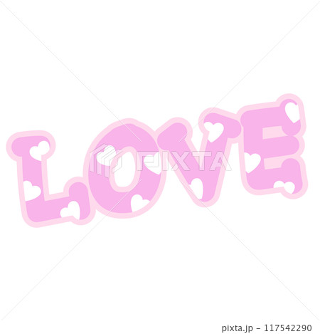 Illustration of LOVE letters with heart for Valentine's Day, font, typography, text, message, cute patches, shirt print, brooch, plush toy, women fashion, girl power, feminist, sticker, love sign Illustration of LOVE letters with heart for Valentine's Day, font, typography, text, message, cute patches, shirt print, brooch, plush toy, women fashion, girl power, feminist, sticker, love sign 117542290