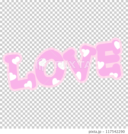 Illustration of LOVE letters with heart for Valentine's Day, font, typography, text, message, cute patches, shirt print, brooch, plush toy, women fashion, girl power, feminist, sticker, love sign Illustration of LOVE letters with heart for Valentine's Day, font, typography, text, message, cute patches, shirt print, brooch, plush toy, women fashion, girl power, feminist, sticker, love sign 117542290