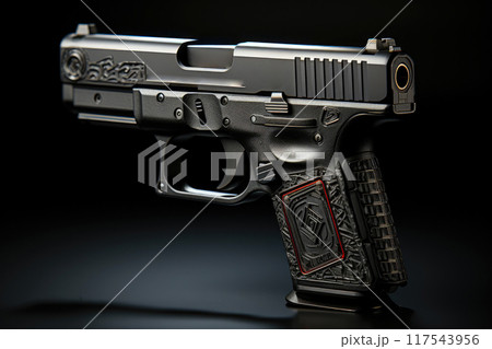 Glock Weaponry in Shadowed Setting Glock Weaponry in Shadowed Setting 117543956