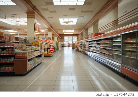 Vast and Boundless Supermarket Scene Vast and Boundless Supermarket Scene 117544272