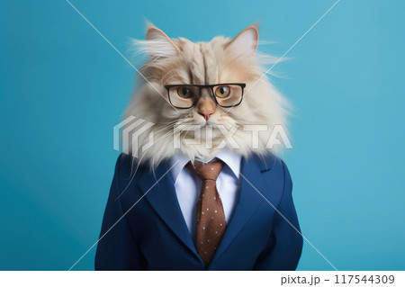 Feline CEO: Leading the Business Pack 117544309