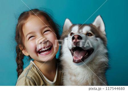 Smiles and Siberians: Happy Bonds in Teal Smiles and Siberians: Happy Bonds in Teal 117544680