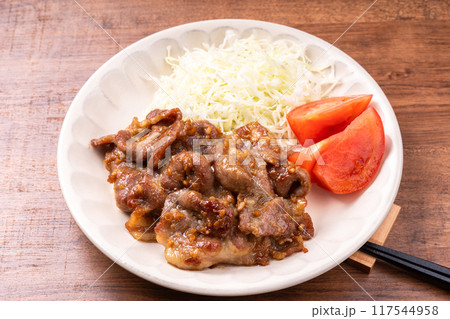 豚肉の醤油こうじ漬け焼き 豚肉の醤油こうじ漬け焼き 117544958