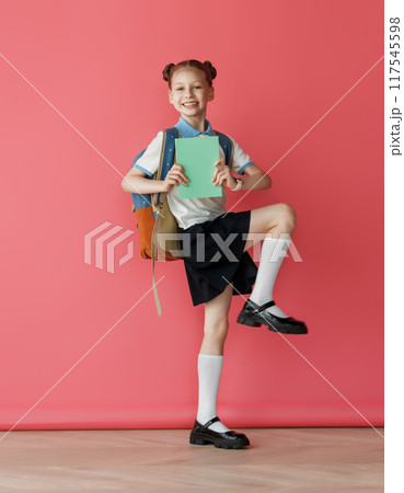 girl is ready to back to school girl is ready to back to school 117545598