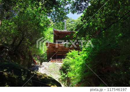 【香川県】四国霊場「第71番札所」弥谷寺(剣五山・千手院)多宝塔 【香川県】四国霊場「第71番札所」弥谷寺(剣五山・千手院)多宝塔 117546197