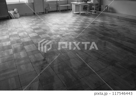 休みになって誰もいない小学校の教室 休みになって誰もいない小学校の教室 117546443