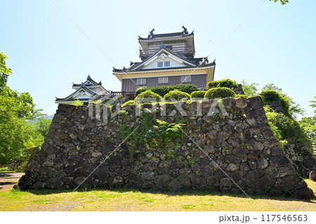 天空の城となる「越前大野城」 天守閣と石垣 天空の城となる「越前大野城」 天守閣と石垣 117546563