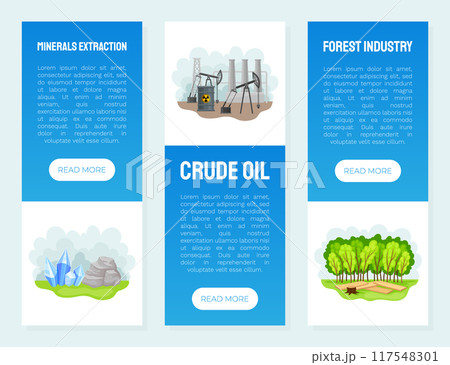 Natural Resources Banner Design with Environmental Alternative Vector Template Natural Resources Banner Design with Environmental Alternative Vector Template 117548301