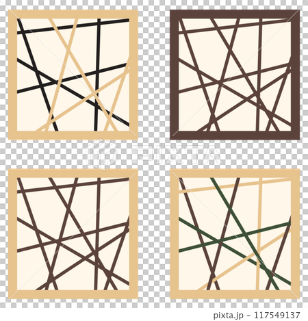 Illustration material Shoji Japanese-style room Traditional Asian vector 117549137