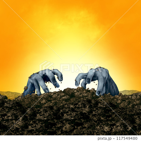 Halloween Monster Background 117549480