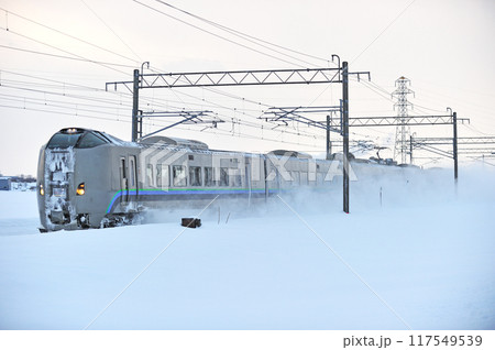 函館本線　岩見沢ー峰延　JR北海道　789系1000番台　HL-1001編成（札幌）　スーパーカムイ 117549539